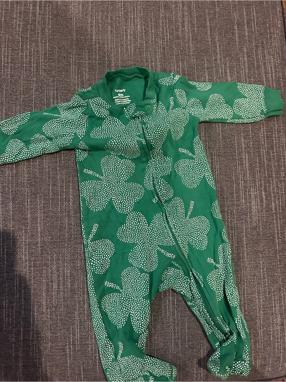 St Patrick’s baby pajamas